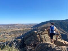 Landing member Becca hiking in Boulder, Colorado