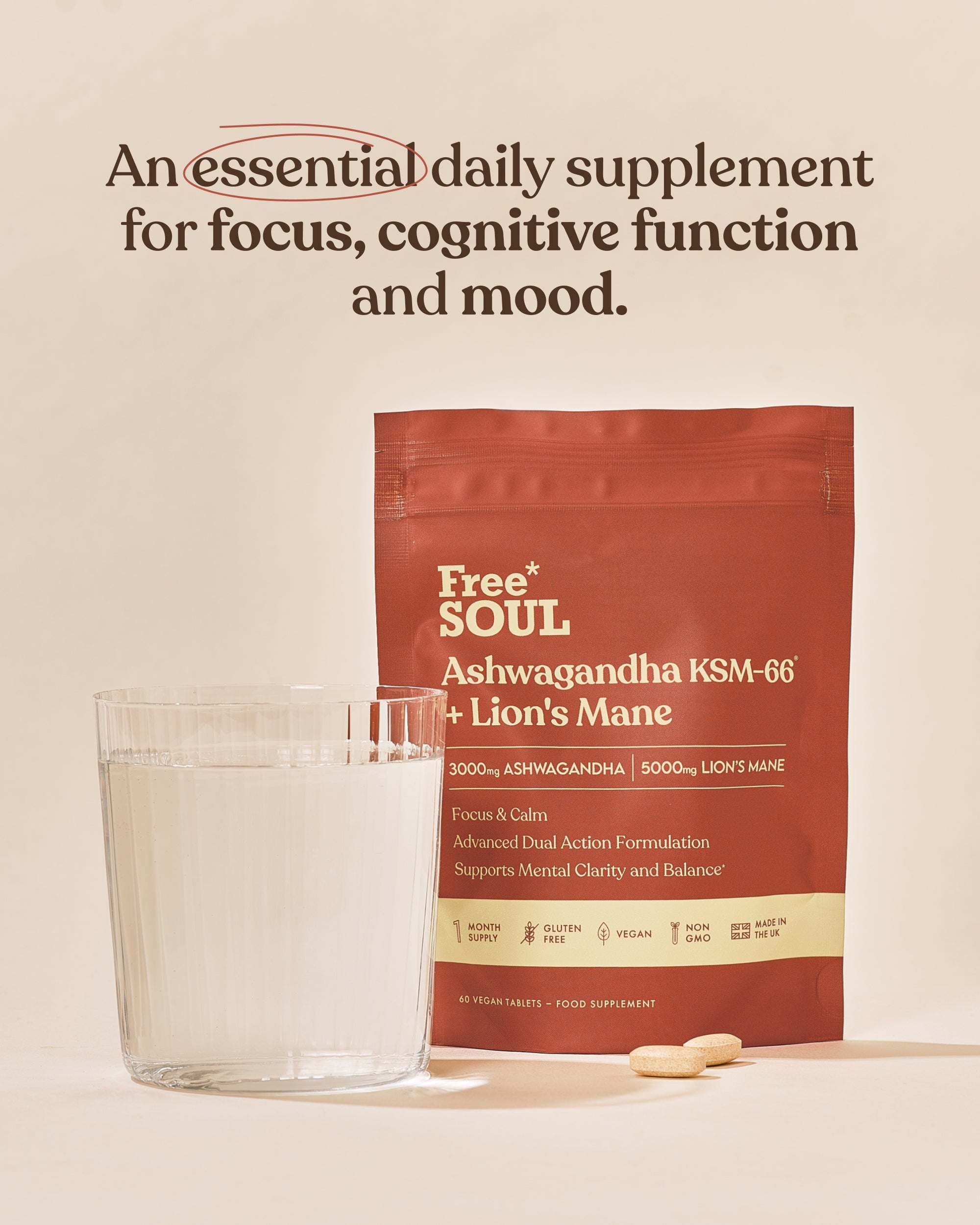 Ashwagandha KSM-66® + Lion's Mane