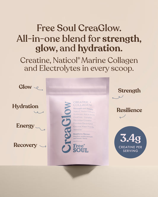 CreaGlow: Creatine + Collagen Powder
