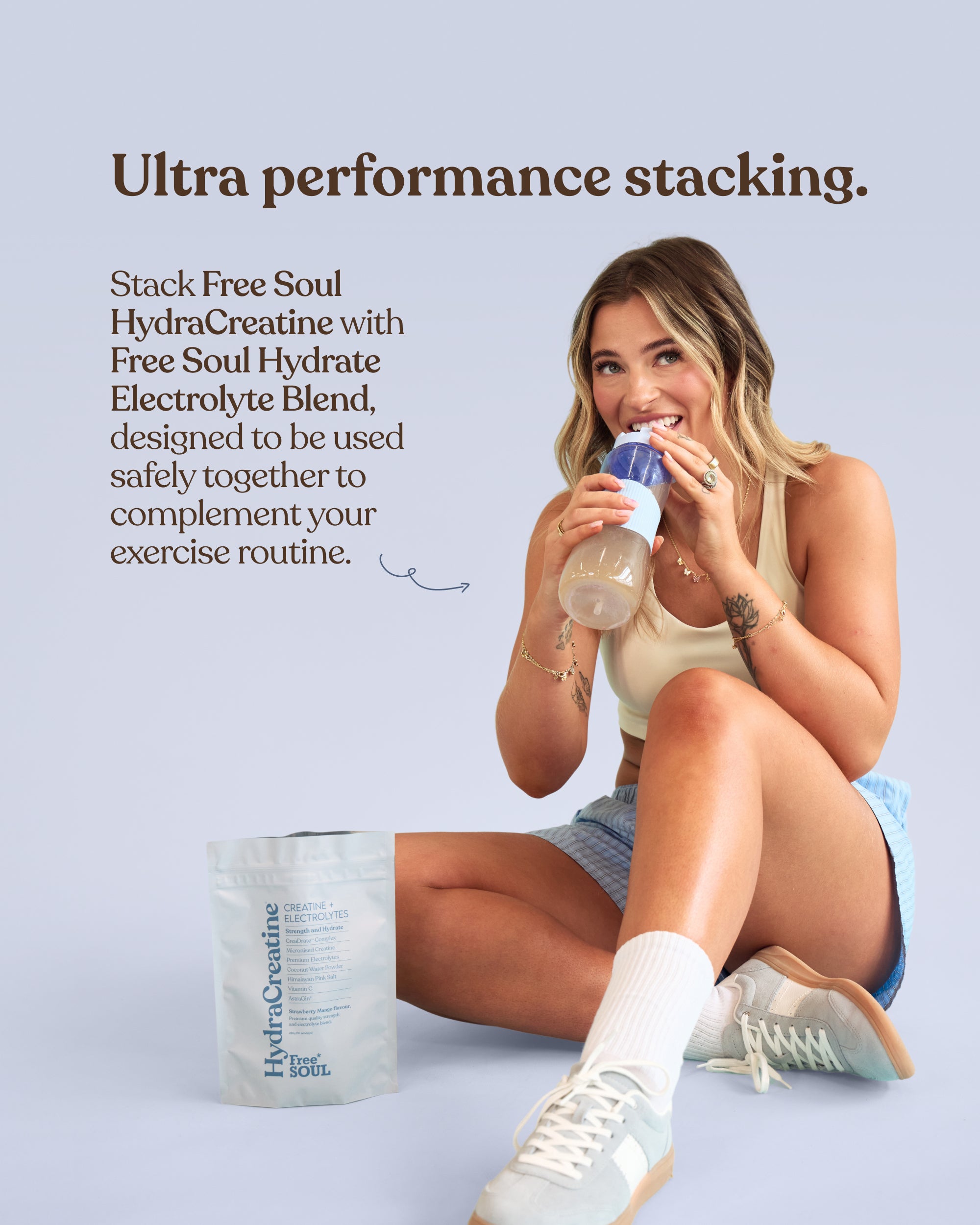 HydraCreatine: Creatine & Electrolytes Powder