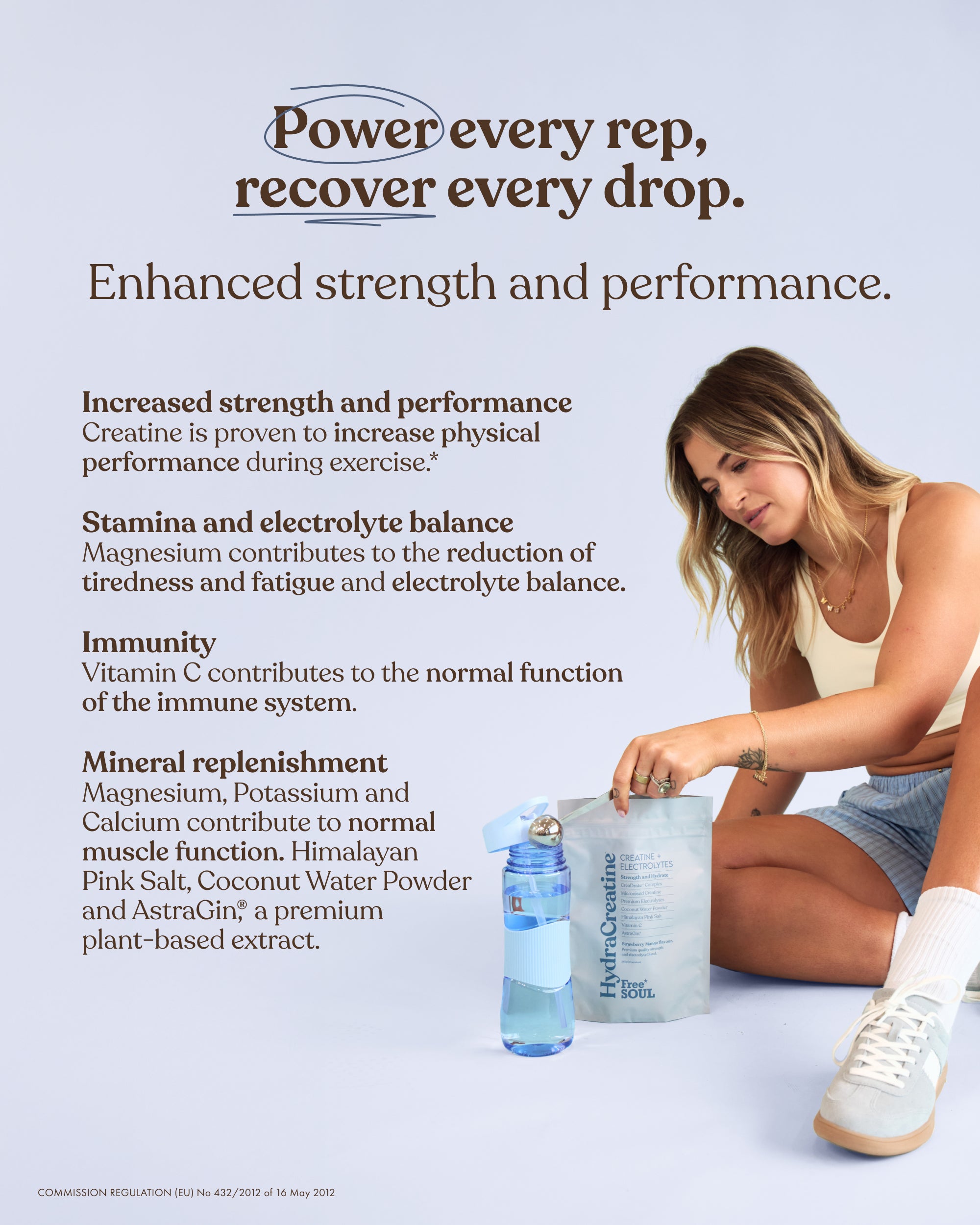 HydraCreatine: Creatine & Electrolytes Powder