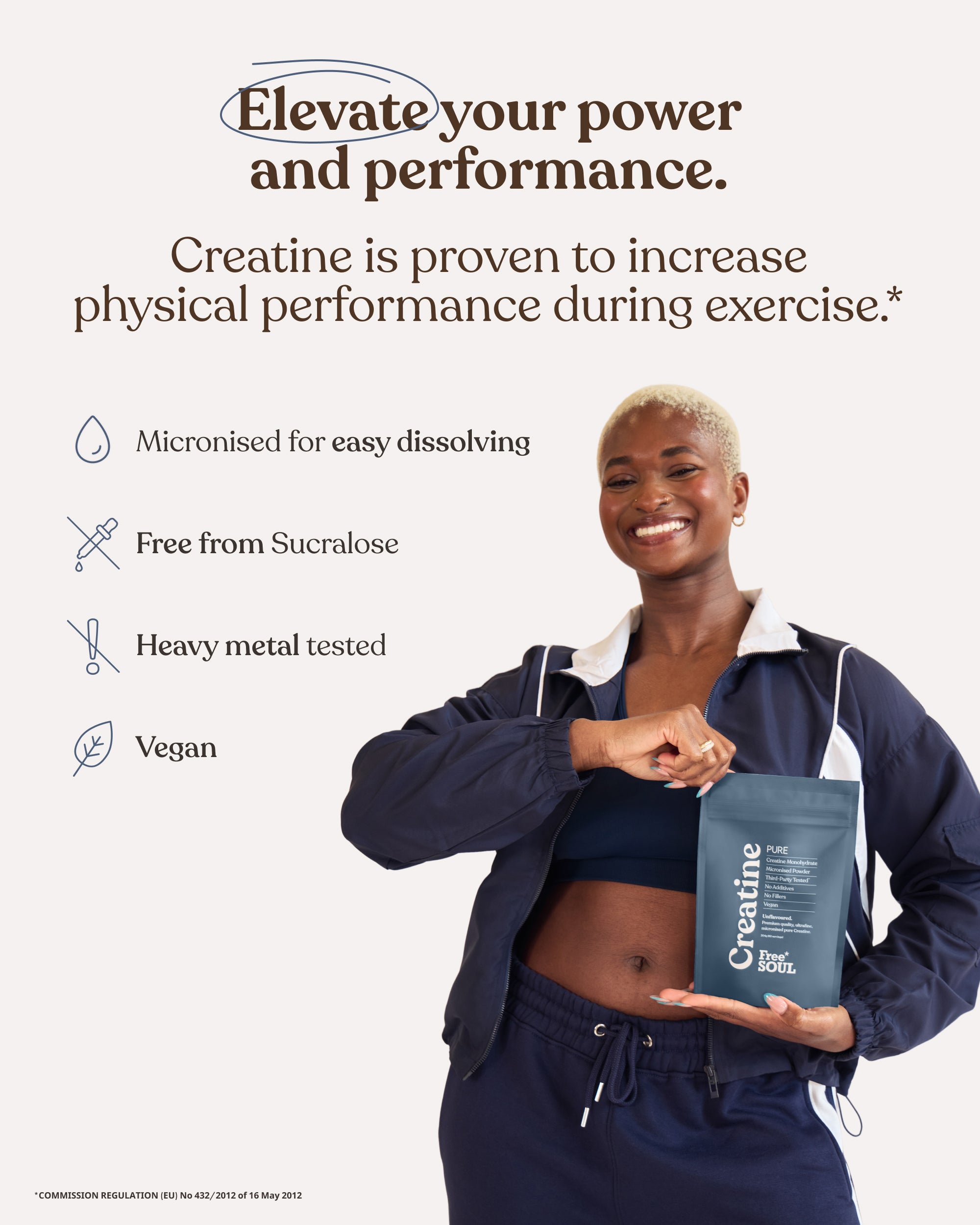 Pure Creatine: Monohydrate Powder