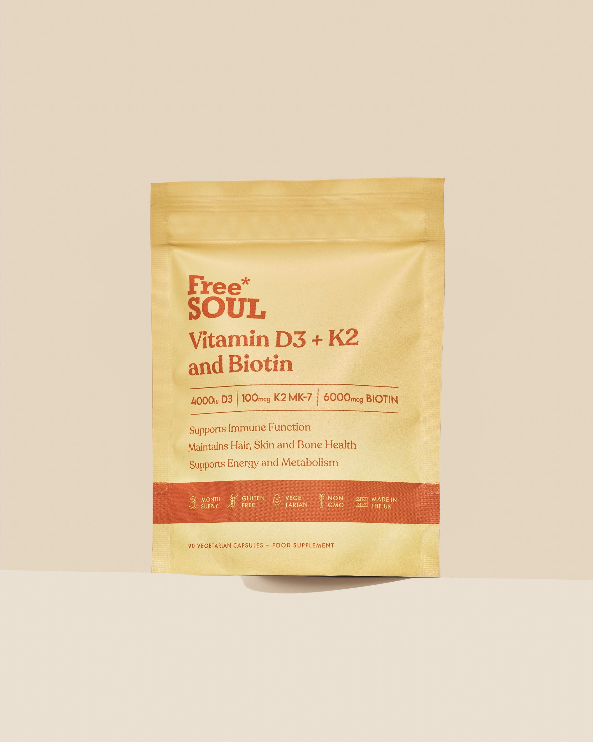 Vitamin D3 + K2 and Biotin