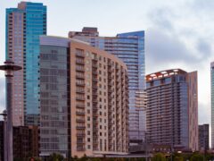 skyline view of Austin, Texas.